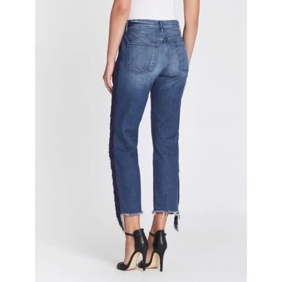 3X1 Higher Ground Crop Jeans in Spanish Fringe - Picture 2 of 8
